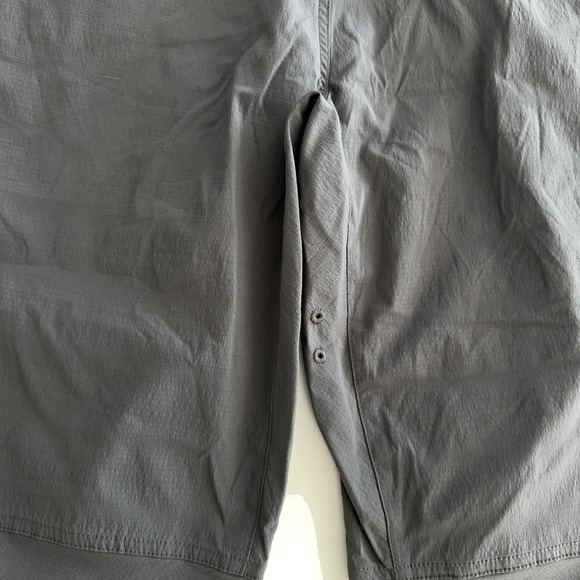 Prana Pants Womens 8 Gray Cinch 3/4 Length Knicker Hiking Climbing Travel - Picture 8 of 9